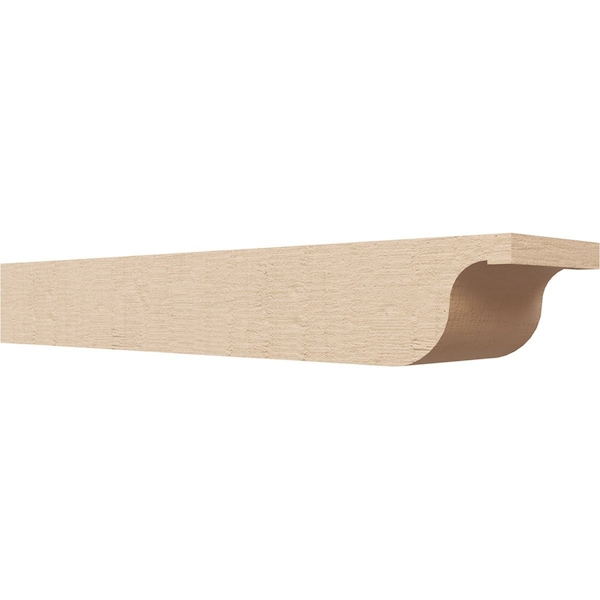 Ekena Millwork 6in. W x 4in. H x 28in. L Del Monte Woodgrain TimberThane Rafter Tail, Primed Tan RFTUR06X04X28DELRCPR - main